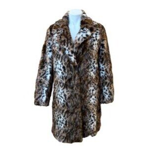 Fabulous Furs Brown and Cream Teddy Jacket